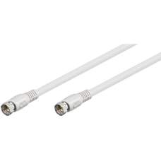 PremiumCord F (M) - F (M), 75 Ohm, 10m satelitní anténní kabel
